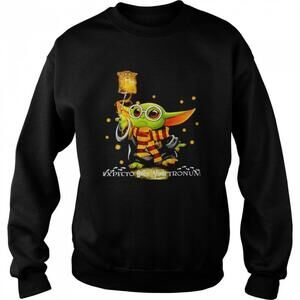 Expecto Baby Yoda Funny Wizard Parody Meme Gift Sweatshirt